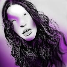 Curly sketch and colour work