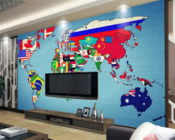 beibehang custom wallpaper living room bedroom 3d wallpaper creative color flag world map tv background wal 3d wallpaper mural mural wallpaper custom wallpaper