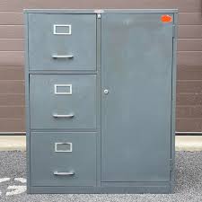 Steelmaster file cabinet with safe crazymba club. Cole Steel Locking Safe File Cabinet Combo Chairish