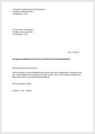 In jedem fall müssen sie den schaden beschreiben und darüber hinaus schildern, wann und wie es dazu gekommen ist. Vorlage Zur Kundigung Einer Haftpflichtversicherung
