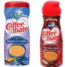 Nestle Coffee Mate Blueberry Cobbler Black Cherry Streusel Creamers From 2007 Coffee Flavors Drinks Blueberry Cobbler Nestle Coffee Mate
