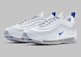 Nike Air Max 97 Racer Blue White 312834 009 Release Info Sneakernews Com Nike Air Max 97 Nike Air Max Air Max
