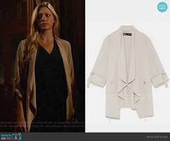 Ava S Draped Front Jacket On Legends Of Tomorrow In 2020 Drape Front Jacket Jackets Outfits