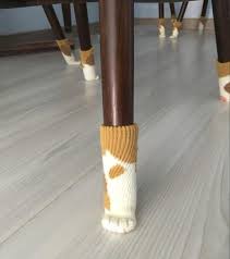 Cute Paw Socks For Chairs And Tables 1 Set In 2020 Home Diy Chair Socks Decor