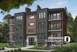 It is the responsibility of the purchaser to verify whether they must meet ada and/or fair housing requirements. Multi Family House Plans 4 Or More Units Drummond House Plans