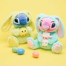 Oh So Cute And Fluffy Let Stitch And Angel Make A Lovable Addition To Your Ohana This Easter Best Of All Th Stitch And Angel Disney Store Uk Lilo And Stitch
