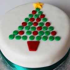 Simple Christmas Cake Christmas Cake Designs Christmas Cakes Easy Christmas Cake Decorations