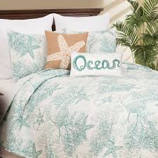 Madison park laurel comforter set king plum match your interiors to your dramatic and daring spirit. Beautiful Modern Beach Ocean Sand Seashell Teal Aqua Blue Coral Comforter Set Home Garden Comforters Sets 42jours Ch