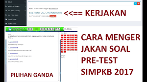 Contoh soal pretest bahasa inggris. Cara Mengerjakan Soal Pre Test Sim Pkb 2017 Www Pretessimpkb Id Youtube