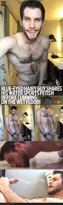 Blue-Eyed Hairy Guy Shares His Water Sports Fetish Before Cumming On The  Wet Floor! - QueerClick