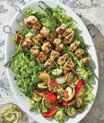 Mediterranean Herb Grilled Chicken And Vegetable Kebabs Recipe Minnesota Monthly