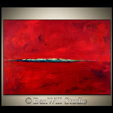 Large Red Abstract Painting Expressionist Painting Modern Fine Etsy Red Abstract Painting Red Abstract Art Expressionist Painting