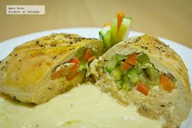 Maybe you would like to learn more about one of these? Pechugas De Pollo Rellenas De Verduras En Salsa Suprema Receta