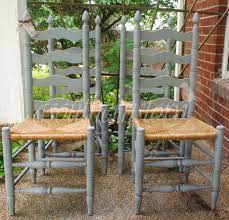 What kind of paint do you use to paint a chair? Dining Chair Makeover Ladder Back Chairs Ladderback Chair Redo