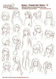 Do anime characters even have lips? Basics Female Hairstyles Text How To Draw Manga Anime Manga Hair Sketches Hair Sketch