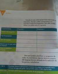 Libro español 5to grado primaria ejercicios y actividades. Pagina 34 Del Libro Espanol Sexto Grado Respuesta Es Para Hoy Brainly Lat