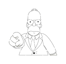 Homer Simpson I Want You Stencil Template Stencil Template Stencil Templates Stencils
