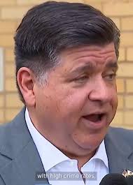 Illinois Gov JB Pritzker is now blaming Trump for high crime rates in  Chicago, saying : “It's Donald Trump that is defunding the police. It is  not the state of Illinois; it