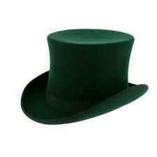 Chapeau Haut De Forme Vert Bouteille Top Hat Hats Derby Hats