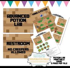 If the mark is between two sizes, buy the larger size. Minecraft Brewing Chart Printable Ceria Ki