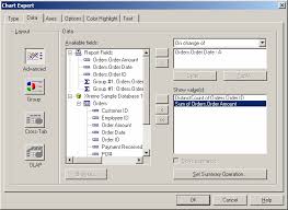 Crystal Reports Creating A Combo Control Chart Infosol