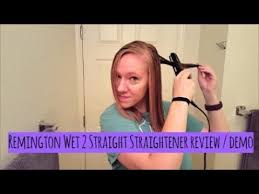 Remington wet2straight 1 3/4 flat iron | s7330a this advanced styling tool can be used with wet or dry hair, and it styles up to 3x faster**. Remington Wet 2 Straight Flat Iron Review Straightener Demo Youtube