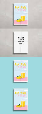 Simple Poster Mock Up Simple Poster Poster Mockup Poster Template