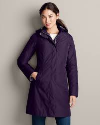 Girl On The Go Insulated Trench Coat Eddie Bauer Raincoats For Women Rain Jacket Women Jackets For Women