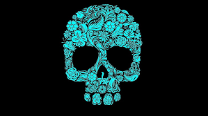 Check spelling or type a new query. Dark Skull Abstract Blue Flower Teal Hd Wallpaper Wallpaperbetter