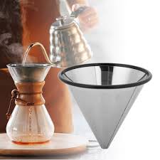 Size makes it great for any size application. Parts Accessories Coffee Filter Funnel Drip Pour Over Tea Coffee Dripper Stainless Mesh Strainer Home Garden