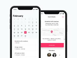 Iphone X Calendar Tasks App Design Iphone Finance App