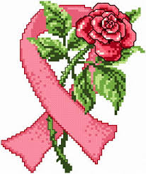 Borrow from grandma, pick up at a garage sale or buy brand new. Breast Cancer Awareness Rose Cross Stitch Pattern By Ursula Michael Crosstitch Com