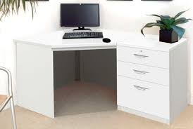 Drawers small desks you re currently shopping desks filtered by width. Small Office Corner Desk Set With 3 Drawers White Furniture At Work