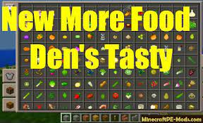 If you get hungry, you can pick up the food and eat it. New More Food Minecraft Pe Mod 1 12 0 1 11 1 1 10 0 Download