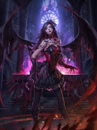 Pin By Constantine Vasileiou On Dessin Fantasy Art Women Fantasy Demon Anime Art Fantasy