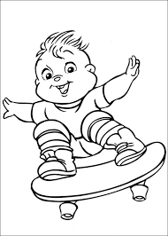 Free printable coloring pages for a variety of themes that you can print out and color. Kids N Fun Com Create Personal Coloring Page Of Alvin And The Chipmunks Coloring Page