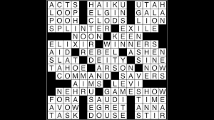 7 letter answer(s) to lawlessness. Crossword Puzzle Answers October 9 2017 Metro Us