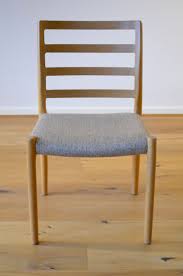 Skandinavische Vintage Esszimmer Stühle Aus Eiche Von Niels
