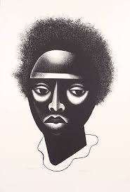 Black And White African American Art Pin By Jamala Johns On Illustration Catlett Artist African American Art