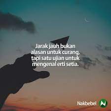 Terkadang long distance relationship bisa membawamu merasakan kesepian karena berada jauh dari nah, untuk kamu yang saat ini menjalani ldr, quotes di bawah ini gambarkan bagaimana beratnya rintanganmu saat menjadi pejuang ldr. Facebook