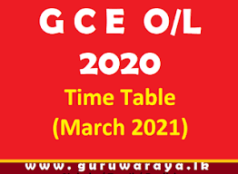 Olx has 1000's ads available in india of goods for sale from cars, furniture, electronics to jobs and services listings. Gce O L Exam 2020 Time Table Teacher