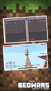 Minecraft bedwars servers is a type of minecraft server where players fight each other on floating islands with beds. Servers Bed Wars For Minecraft Pe For Android Apk Download