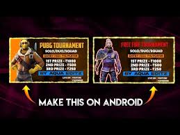 First, download the free fire thumbnail pack from the download button given below. Make Pubg And Free Fire Tournament Poster Pubg And Free Fire Tournament Poster On Android Youtube