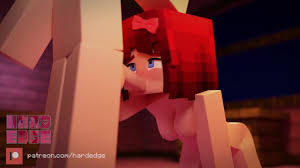Redhead Scarlett from Minecraft is the sloppiest cocksucker