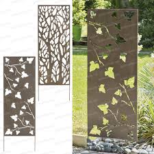 Un Treillage Decoratif En Metal Ce Treillage Decoratif Peut Etre Plante Dans Le Sol Ou Fixe Sur Un Mur Panneau Decoratif Jardin Panneaux Decoratifs Treillage