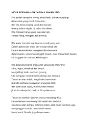 Air mata watanku untuk melihat artikel selengkapnya. Hidup Bersama