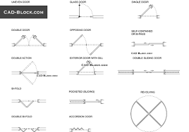 Have someone nearby to help handle the heavy lifting. Typical Door Types Autocad Blocks In Plan