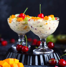 Fruit Cocktail With Ice Cream