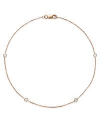 For every look and occasion, find your perfect jewelry here at kendra scott®. Bloomingdale S Diamond Bezel Ankle Bracelet In 14k Rose Gold 0 20 Ct T W 100 Exclusive Bloomingdale S