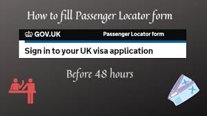 Passenger locator form checks 'must be automated' to prevent long queues at airports. Passenger Locator Form Before 48 Hours Travel Immigration Track International Travel Uk Youtube
